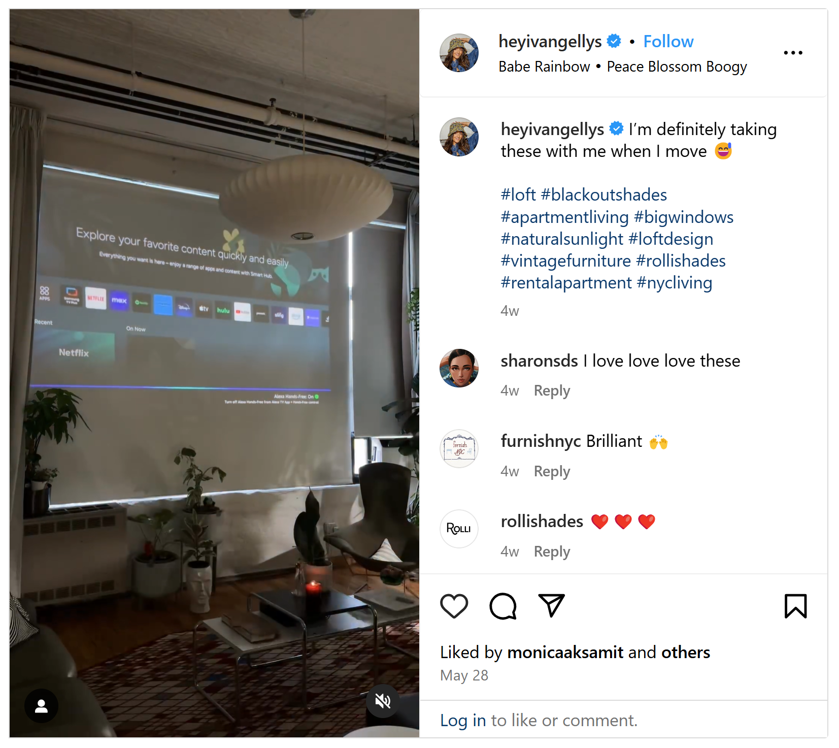 Brooklyn influencer takes movie night to the next level
